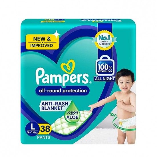 Picture of Pampers All Round Protection Pants (L) 40 count (9 -14 kg)