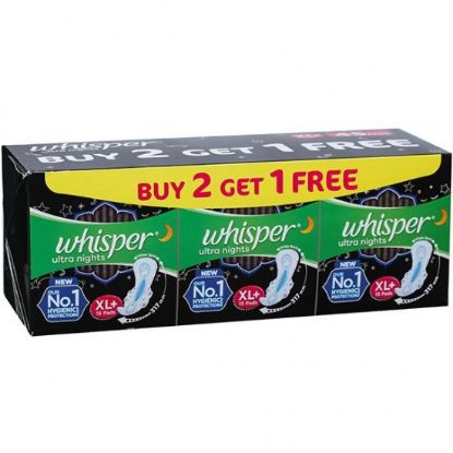 Picture of Whisper Ultra Nights XL 45Pands ( Buy 2 Get1 Free )
