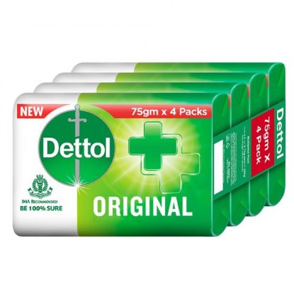 Picture of Dettol Original Soap 75gm (Pack of 4)