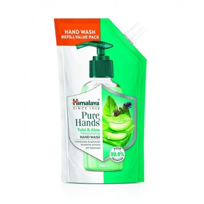 Picture of Himalaya Pure Hands Moisturizing Tulsi & Aloe Hand Wash Refill  750 ml 