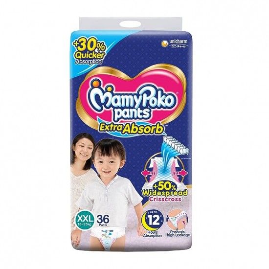 Picture of MamyPoko Extra Absorb Pants (XXL) 34 count (15~25 kg)