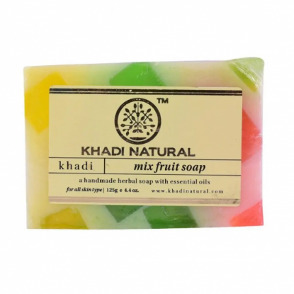 Picture of Khadi Natural Ayurvedic  Mix Fruit Soap 125gm