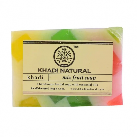 Picture of Khadi Natural Ayurvedic  Mix Fruit Soap 125gm