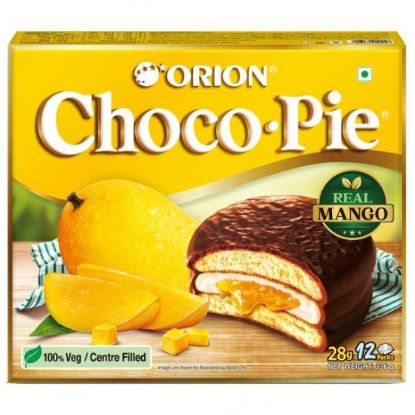 Picture of Orion Real Mango Choco Pie 336gm ( 28g*12 pcs)
