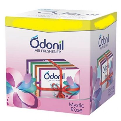 Picture of Odonil Bathroom Air Freshener Blocks, Jasmine Mist, 4*48gm