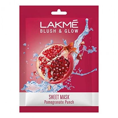 Picture of Lakme Blush & Glow Pomegranate Sheet Mask 25ml 