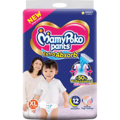 Picture of MamyPoko Extra Absorb Pants (XL) 18 count (12~17kg)