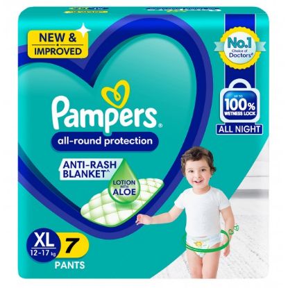 Picture of Pampers All Round Protection Pants (XL) 7 count ( 12-17kg )