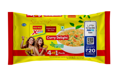 Picture of Waiwai Curry Delight Xpress Noodles 4 In 1 -  220gm