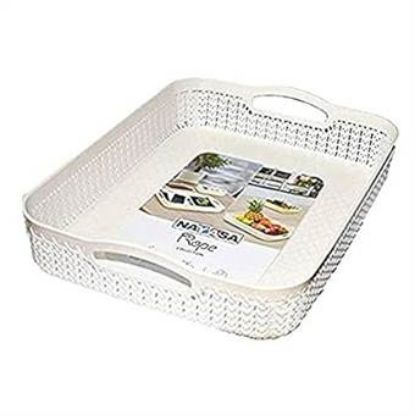 Picture of Nayasa Rope Basket Rectangle Small Basket