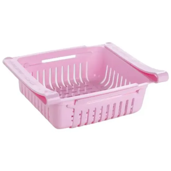 Picture of Joyo Fridge Tray - Plastic, High Quality, Sturdy, Pink, 1 Pc