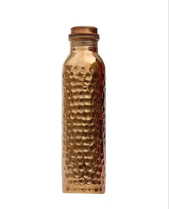 Picture of Copper Bottle Hammered Sat