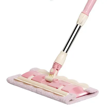 Picture of Jaypee Flat Mop with Stick Stainless Steel Microfiber Floor Cleaning Mops  MultiColor