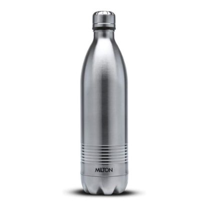 Picture of Milton Duo DLX 750 Silver Thermosteel Hot and Cold Water Bottle 750 ml