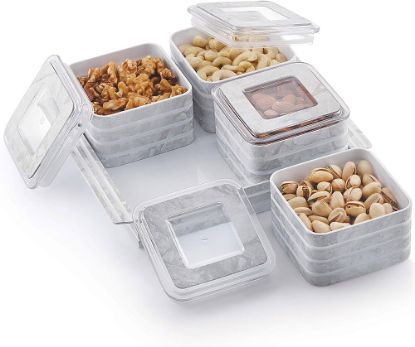 Picture of Liza Air tight Dry Fruit Container Tray Set 4pc