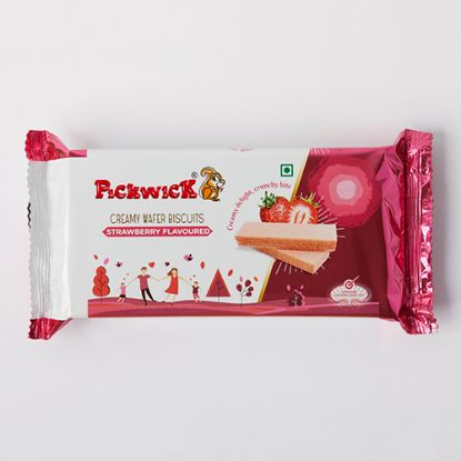 Picture of Pickwick Strawberry Creamy Wafer Biscuit 75 gm