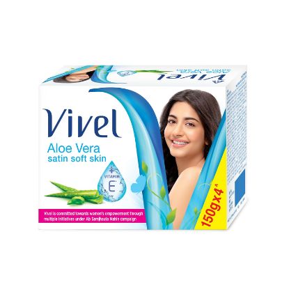 Picture of Vivel Aloe Vera Bathing Soap 4X150gm