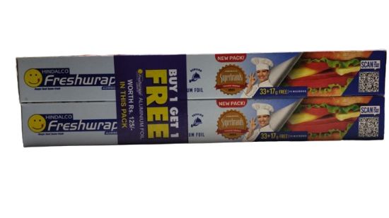 Picture of Hindalco Freshwrapp Aluminium Foil 33+17 g (Pack of 2)
