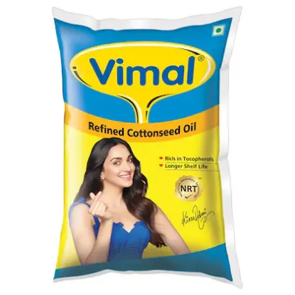 Picture of Vimal Refined Cottonseed Oil 1 L Pouch