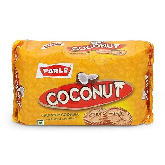 Picture of Parle Crunchy Cookies With Real Coconut Biscuit, 150gm