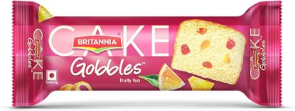 Picture of Britannia Gobbles Fruity Fun Cake (With Egg) 50gm