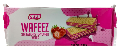 Picture of Pepe Wafeez Strawberry Flavoured Wafer 100gm