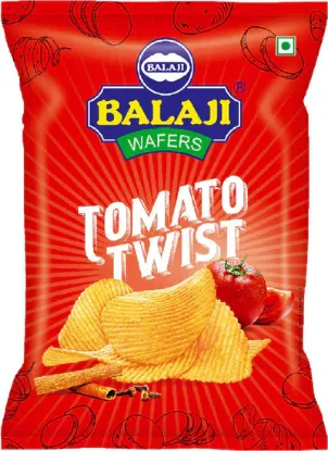 Picture of Balaji Tomato Twist Potato Wafers 150 gm