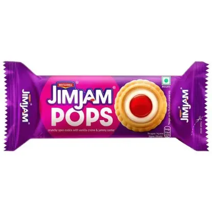 Picture of Britannia Jim Jam Pops Biscuit 70gm