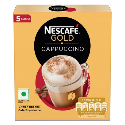 Picture of Nescafe Gold Cappuccino 25gm (pack of 5)