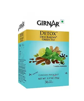 Picture of Girnar Desi Kahwa Detox Green Tea 36 Bags