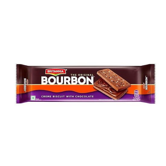 Picture of Britannia The Original Bourbon - Creme Biscuit with Chocolate | 150gm
