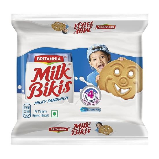 Picture of Britannia Milk Bikis Milk Cream Biscuits 200gm
