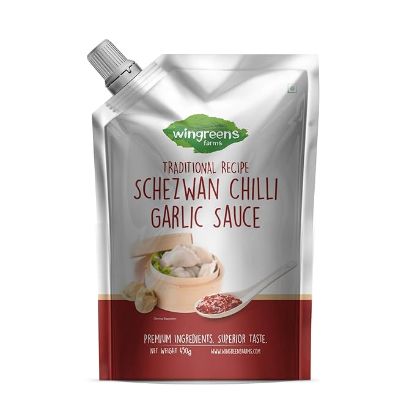 Picture of Wingreens Farms- Schezwan Chilli Garlic Sauce 450gm
