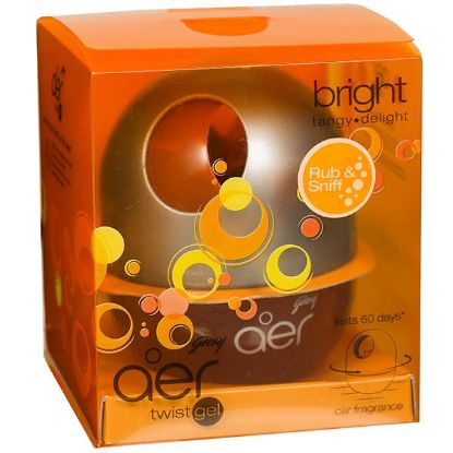 Picture of Godrej aer Twist Gel Car Fragrance Bright Tangy Delight 45 gm