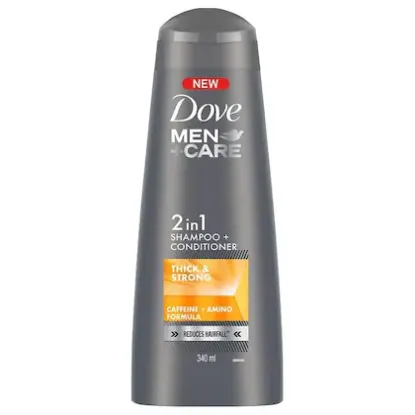 Picture of Dove Men+Care Thick & Strong 2 in 1 Shampoo + Conditioner 340ml
