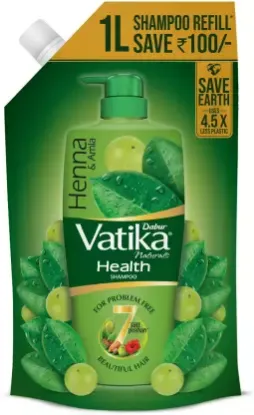 Picture of Dabur Vatika Health Shampoo Refill pouch 1Ltr