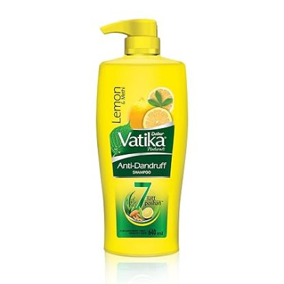 Picture of Dabur Vatika Lemon Anti-Dandruff Shampoo 640ml