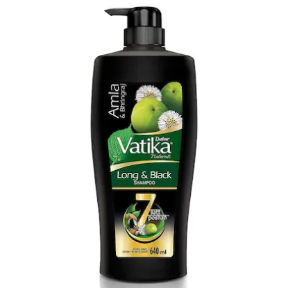 Picture of Dabur Vatika Long & Black Shampoo 640 ml