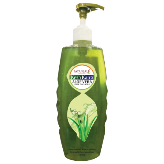 Picture of Patanjali Kesh Kanti Aloe Vera Hair Cleanser 450ml