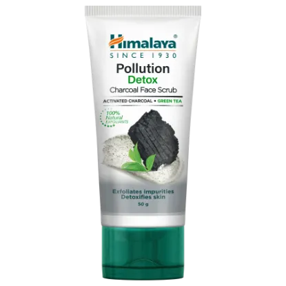 Picture of Himalaya Pollution Detox Charcoal Face Scrub 100gm