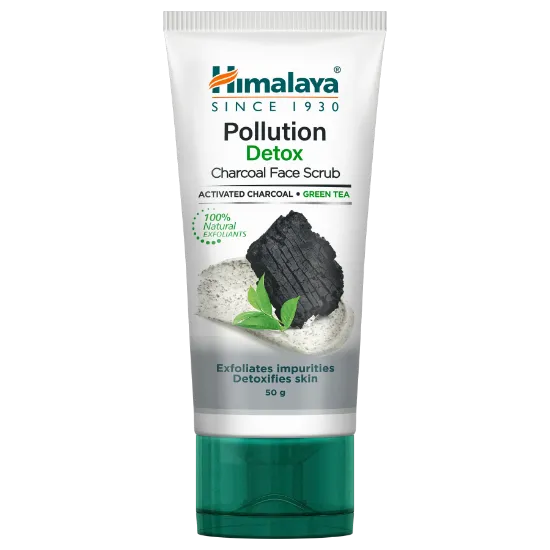 Picture of Himalaya Pollution Detox Charcoal Face Scrub 100gm