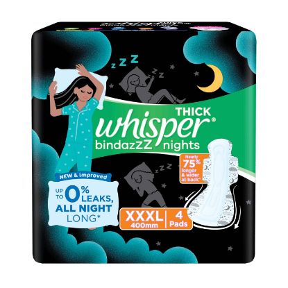 Picture of Whisper Thick Bindazzz Nights XXXL+ 4pads