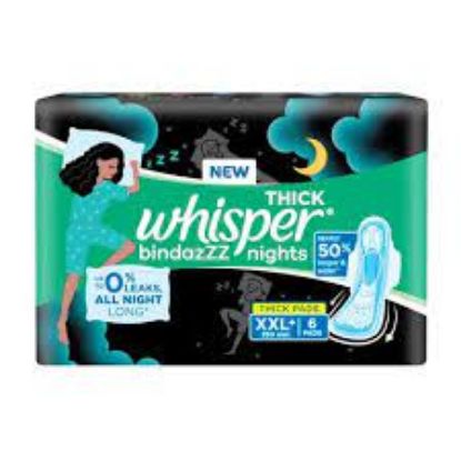 Picture of Whisper Thick Bindazzz Nights XXL+6 Pads