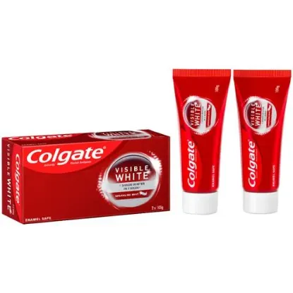 Picture of Colgate Visible White Sparkling Mint Toothpaste 100gm (Pack of 2)