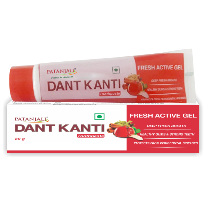 Picture of Patanjali Dant Kanti Fresh Active Gel 80gm