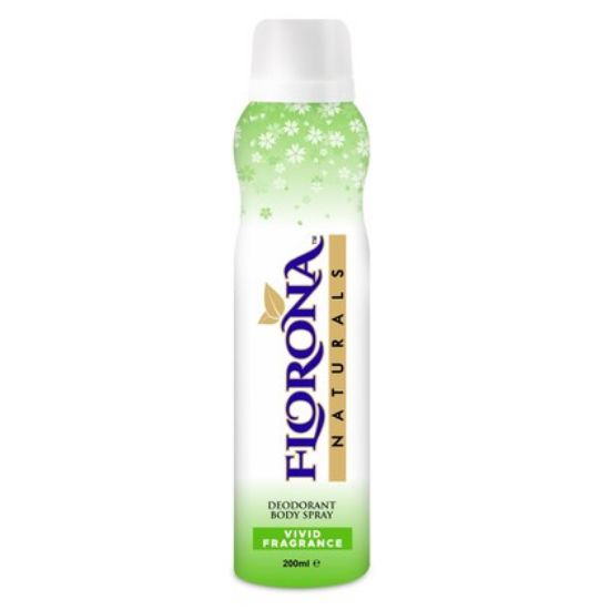 Picture of Florona natural deodorant body spray vivid fragrance 200ml