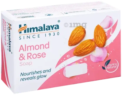 Picture of Himalaya Almond & Rose Soap 125gm ( Buy 4 Get 1 Free )