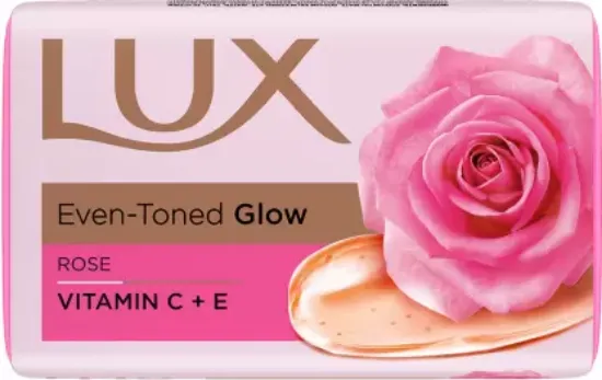 Picture of Lux Rose & Vitamin-E Even Toned Glow Bathing Soap 100gm ( Pack 3 )