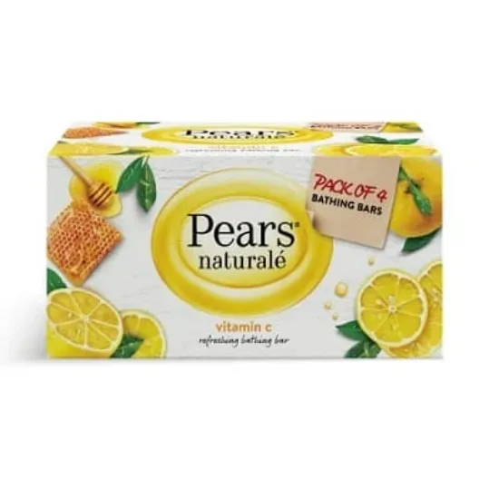 Picture of Pears Natural Vitamin- C Bathing Soap 4X125gm