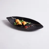 Picture of Melamine Tray Black Static Bay Leaf Small
